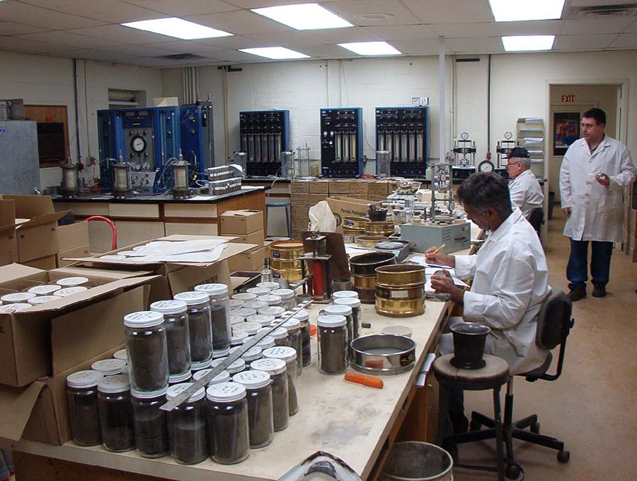 Laboratory Testing of Soil / Rock Samples